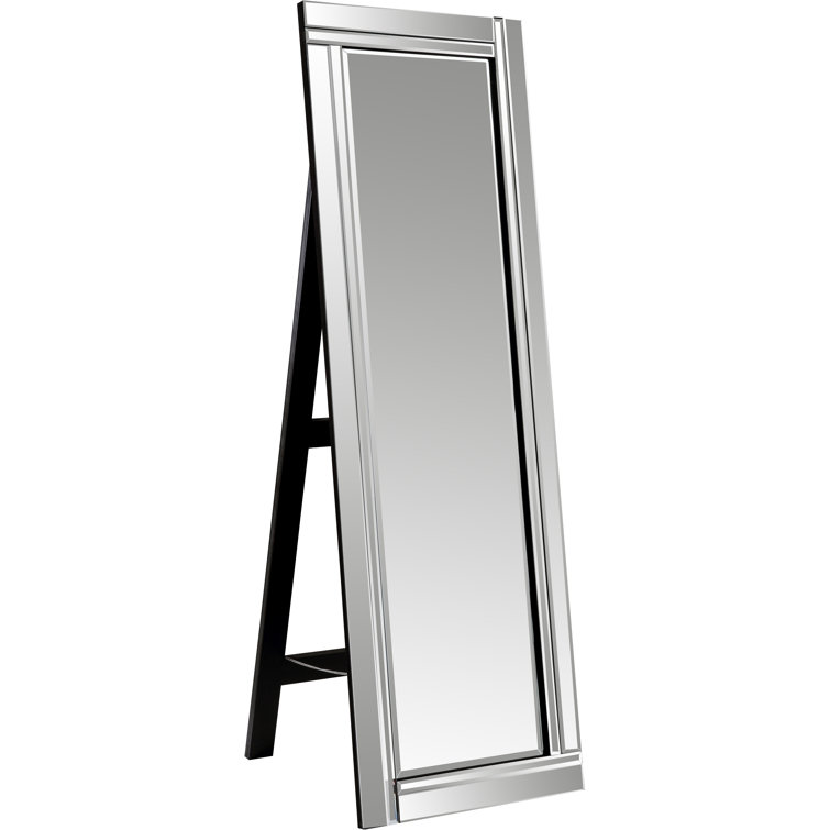 Wade Logan® Modern and Contemporary Beveled Full Length Mirror
